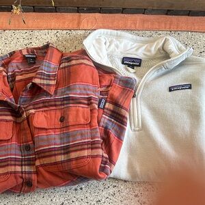 Patagonia flannel and fleece